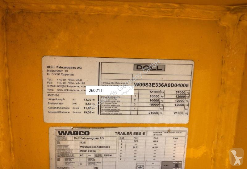 Doll Panther S3E Tele / Swiss-Vehicle semi-trailer