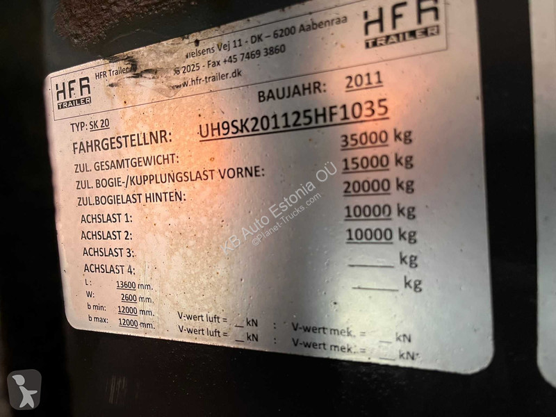 Semirimorchio HFR SK 20 THERMOKING SLX / BOX...