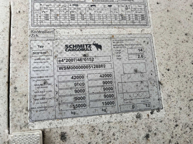Semi reboque Schmitz Cargobull SCB S3B