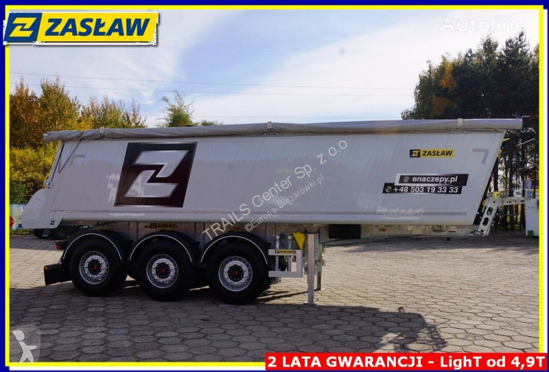 Semi remorque Zasław 28 m³ !! Light UP 4.990 kg...