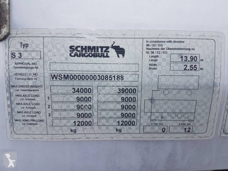 Semitrailer Schmitz Cargobull P.L.S.C. GRAND...