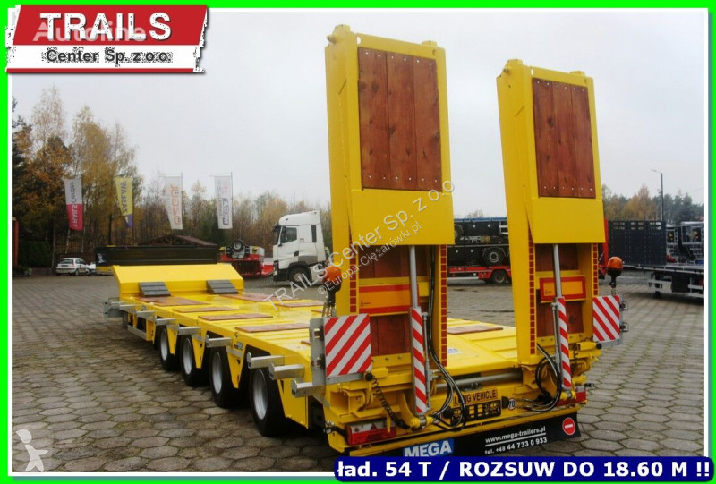 Semirimorchio Mega 4 axle low floor 18.600 m....