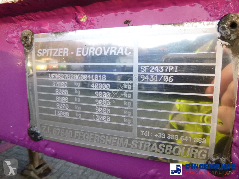Semiremorca Spitzer Powder tank alu 37 m3 +...