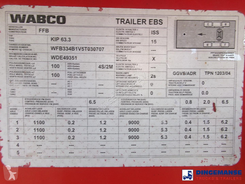 Semi remorque Feldbinder Powder tank alu...