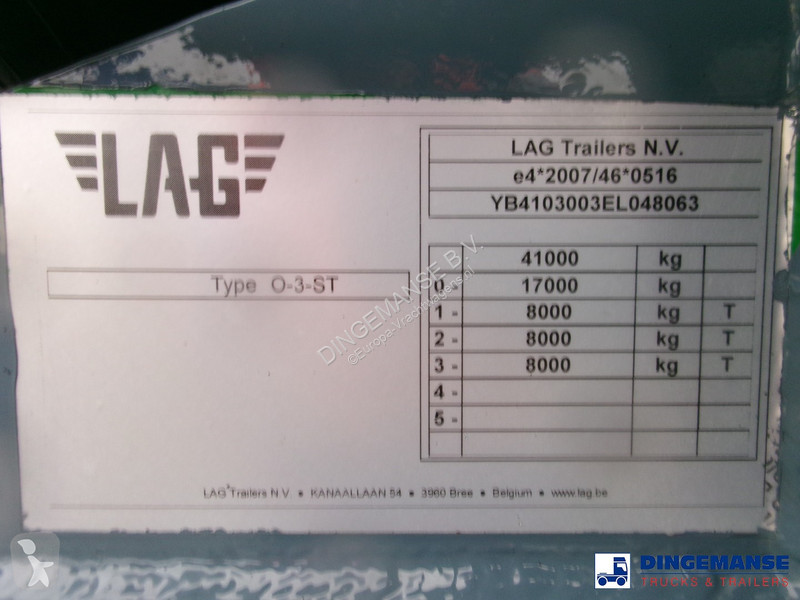 Semiremorca LAG Fuel tank alu 44.5 m3 / 6 comp...