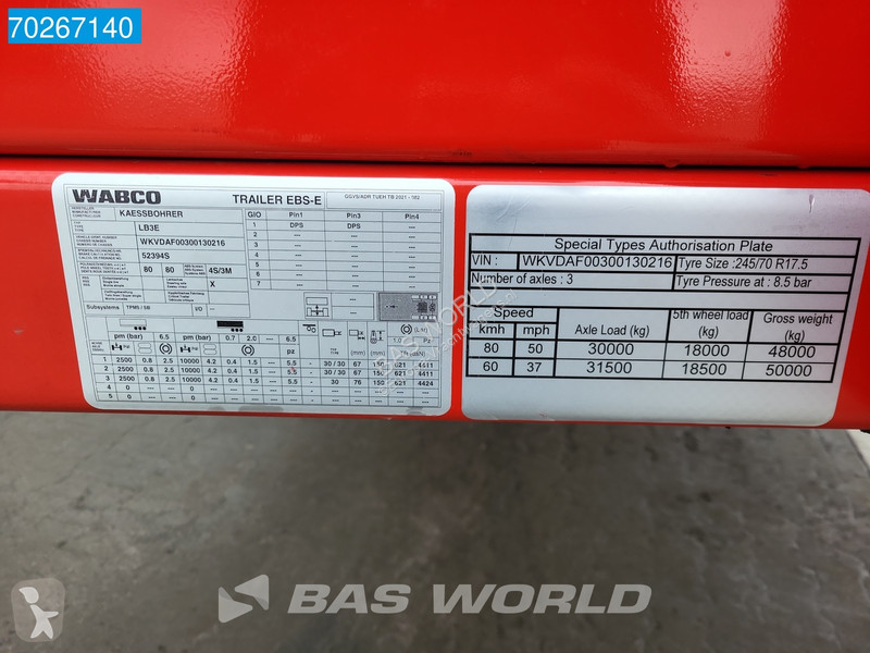 Semitrailer Kässbohrer LB3E NEU Mega Ausziehbar...
