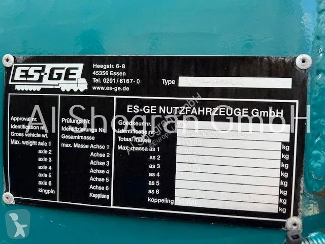 Oplegger ES-GE Schräglader/Hatz-Motor/gelenkt/3...