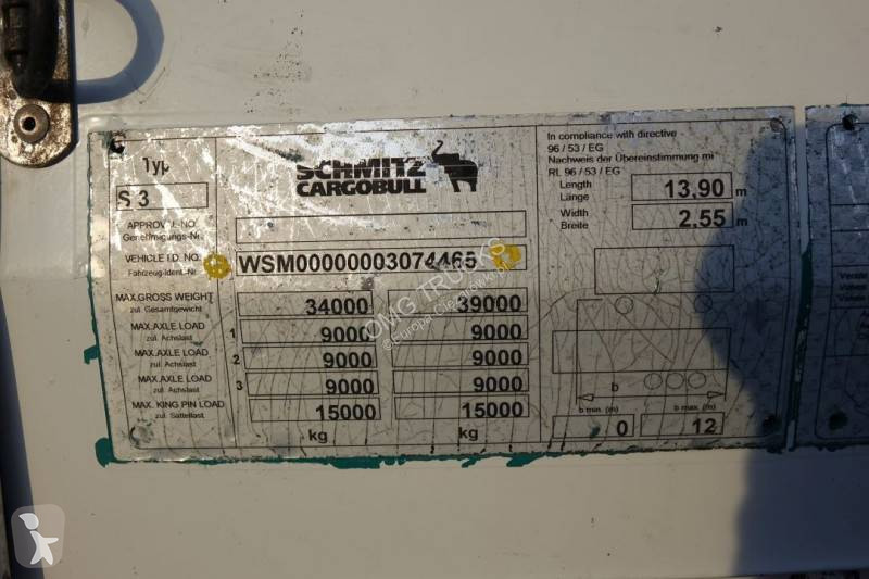 Semiremorca Schmitz Cargobull FIRANKA/ STANDARD...