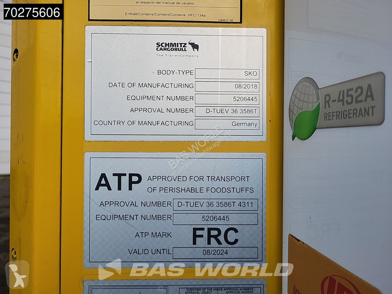 Semitrailer Schmitz Cargobull Thermo King...