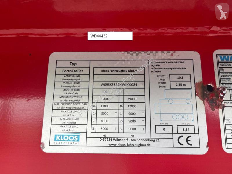 Semirimorchio  ZŁOMIARKA / NIe KEMPF , Wielton...