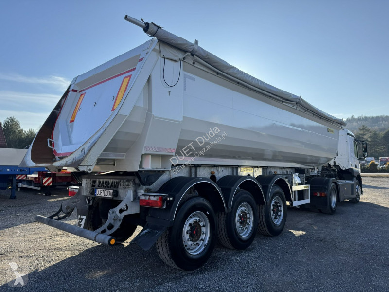 Semitrailer Zasław D-653A Mulda Stalowa Hardox 30m