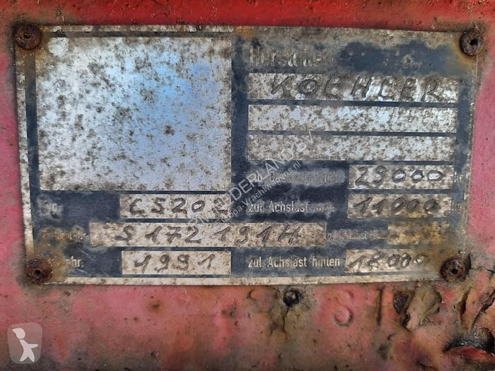 Oplegger  20 FT CHASSIS 29 TONS STEELSUSPENSION...