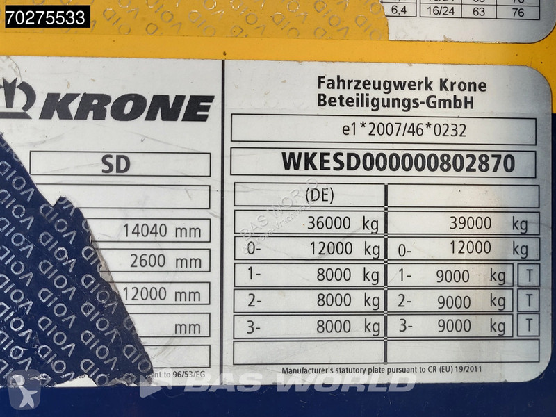 Semiremorca Krone Thermo King SLXi 300 Doppelstock