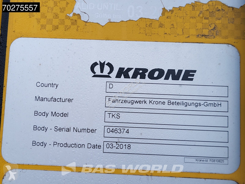 Semirimorchio Krone Thermo King SLXi 300...