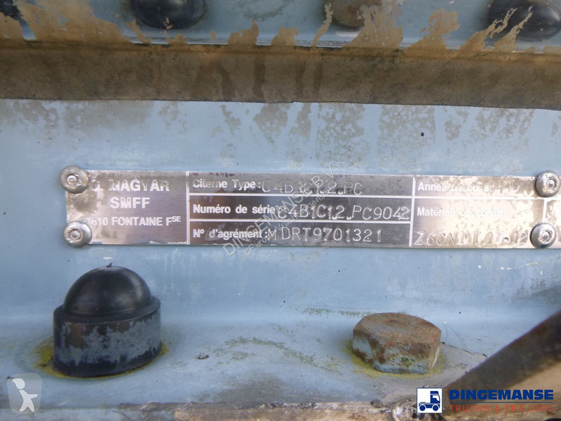Semiremorca Magyar Chemical tank inox L4BH 22.2...