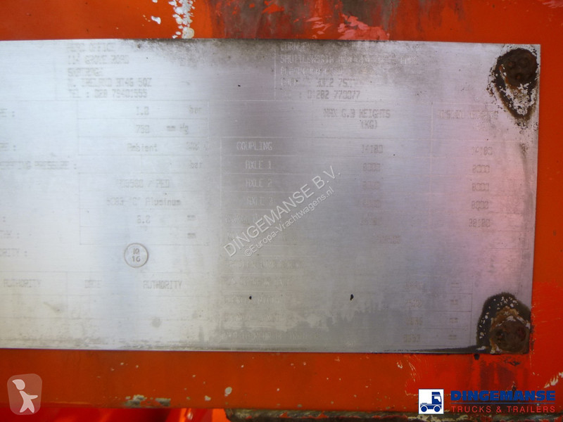 Semiremorca Crossland Vacuum tank alu 33 m3 / 1...