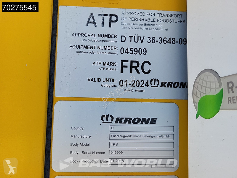 Sættevogn Krone Dobbelstock Thermo King
