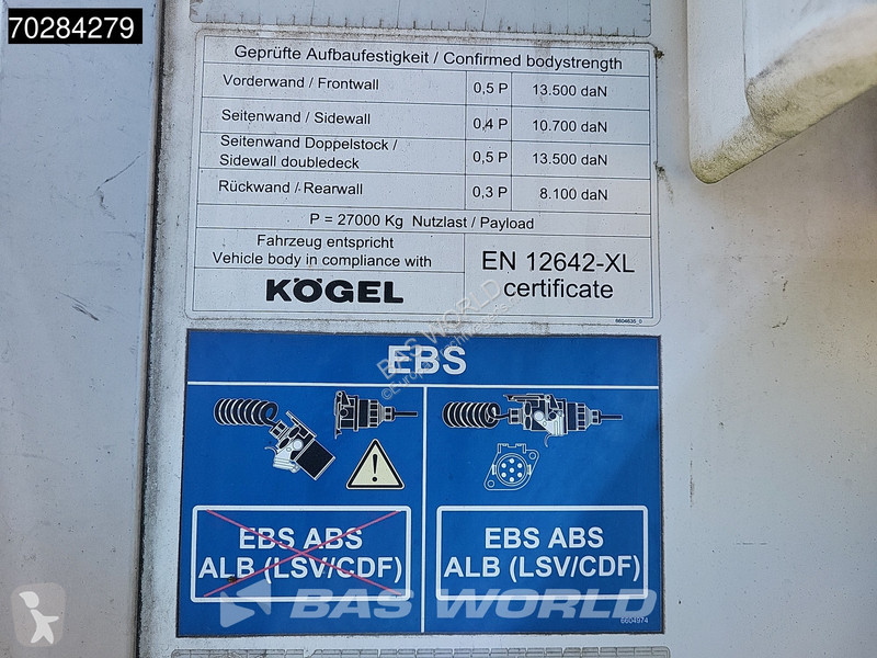 Semiremorca Kögel S24-4 3 axles Blumenbreit...