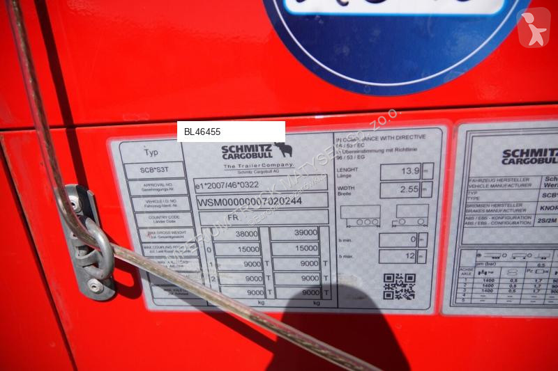 Oplegger Schmitz Cargobull FIRANKA / STANDARD /...