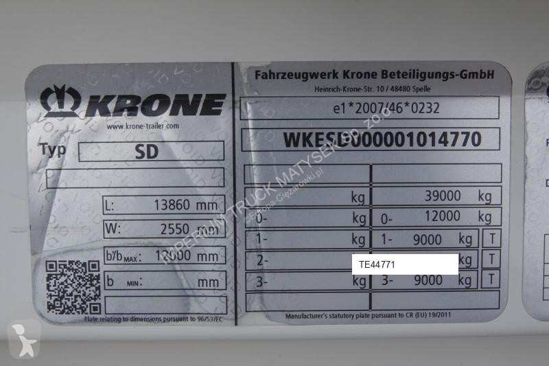 Návěs Krone KONTENER / KOFFER / 2021 ROK / OS...