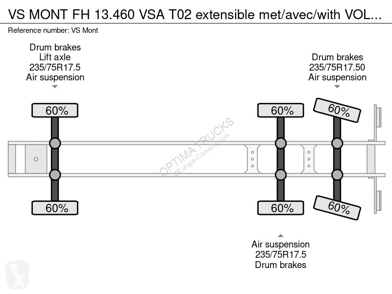 Oplegger  FH 13.460 VSA T02 extensible...
