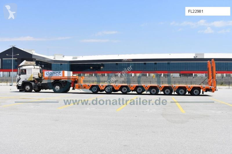Semiremorca Donat 8 axle lowbed with hydraulic...