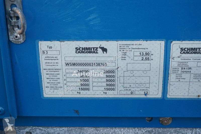 Návěs Schmitz Cargobull FIRANKA / KOSZ NA...