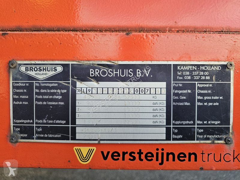 Semitrailer Broshuis 3 ABSD-48/3 / 3 x...