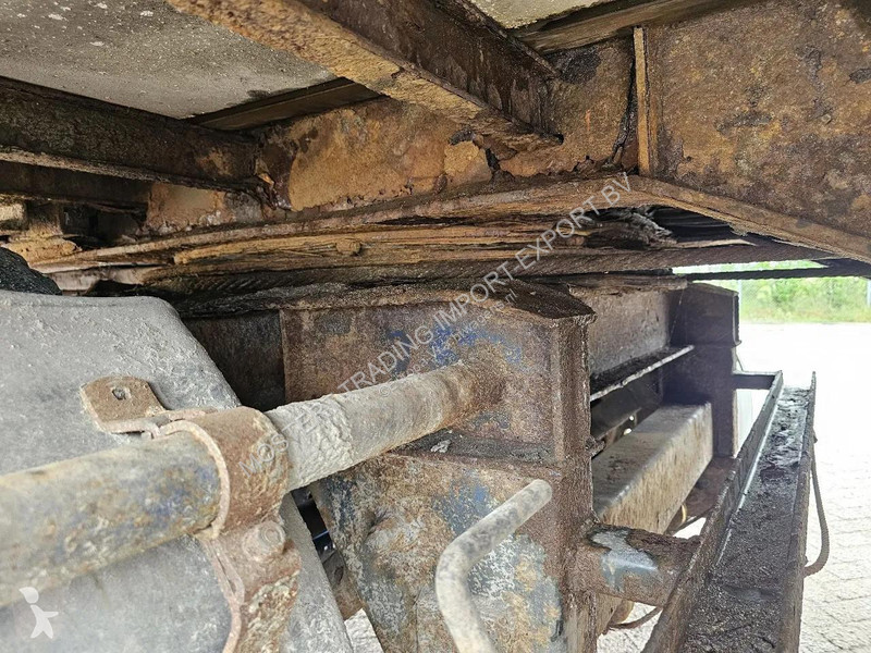 نصف مقطورة  3 Deckers 3 Flatbed Semi-Trailer -...