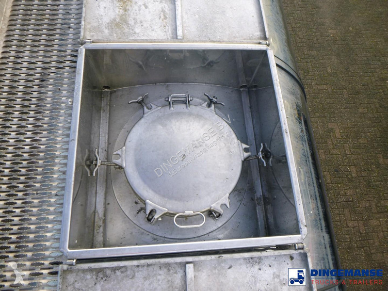 نصف مقطورة Burg Chemical tank inox L4BH 30 m3 /...