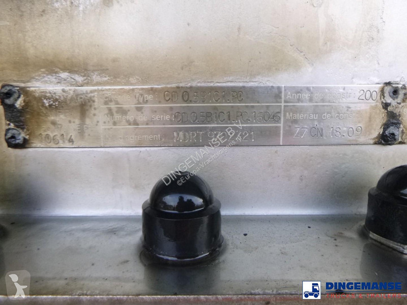 نصف مقطورة Magyar Bitumen / heavy oil tank inox...