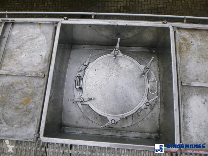 نصف مقطورة Burg Chemical tank inox L4BH 30 m3 /...