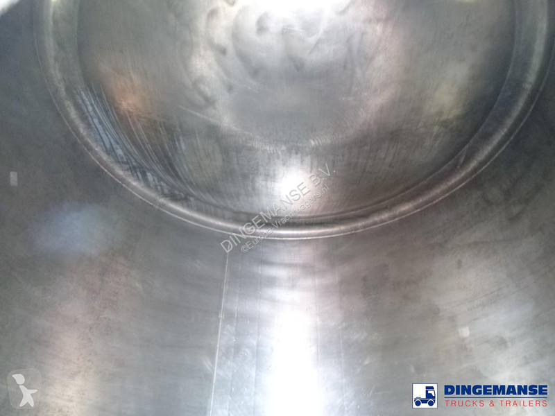 نصف مقطورة Burg Chemical tank inox L4BH 32.5 m3...