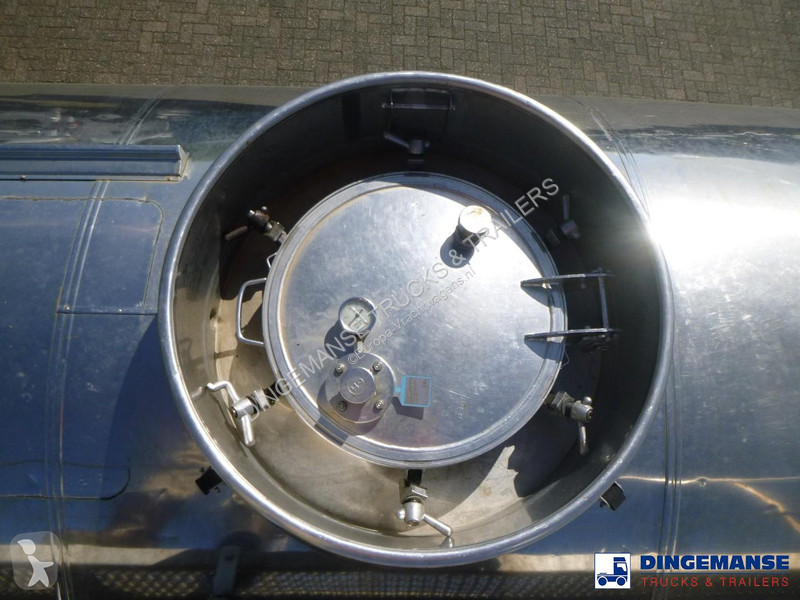 Félpótkocsi Magyar Chemical tank inox L4BH 33.3...