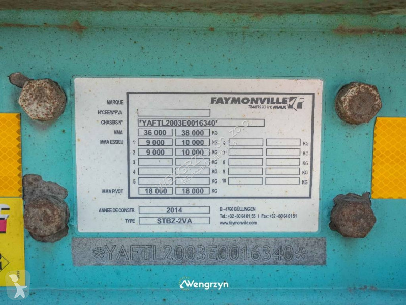 نصف مقطورة Faymonville MegaMAX | Tiefbett |...
