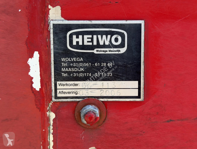 Oplegger Pacton HEIWO DHOLLANDIA 3500 KG. TAIL...
