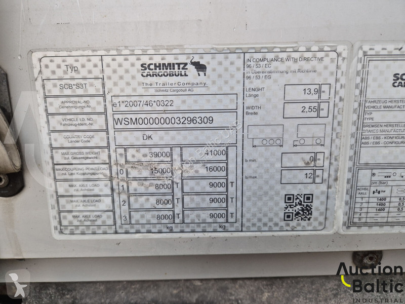 نصف مقطورة Schmitz Cargobull SCB*S3T