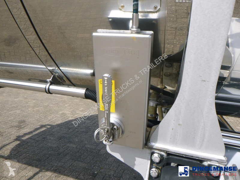 نصف مقطورة Van Hool Food tank inox 28 m3 / 1 comp