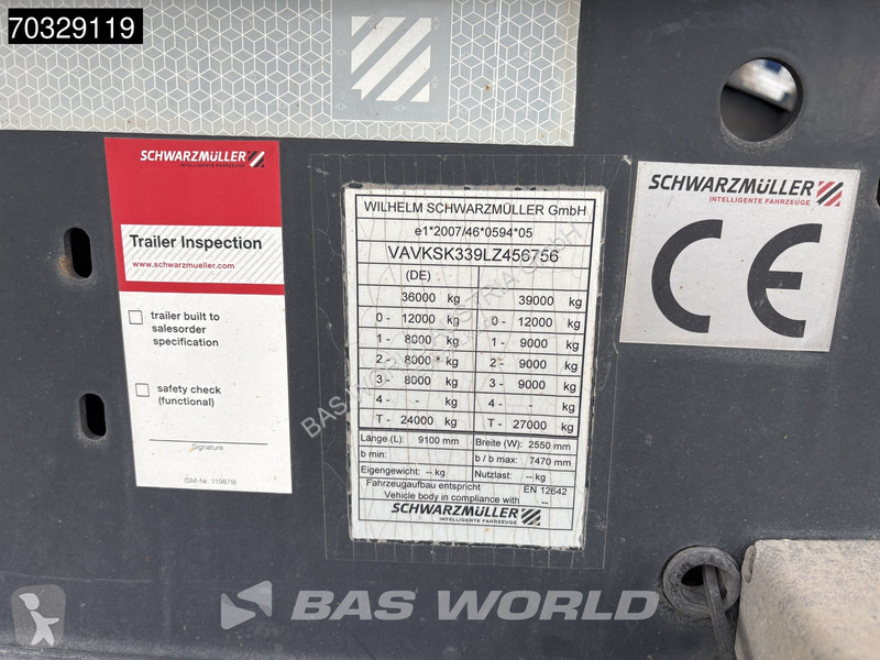 Полуприцеп Schwarzmüller SK 3 axles Lift Axle...