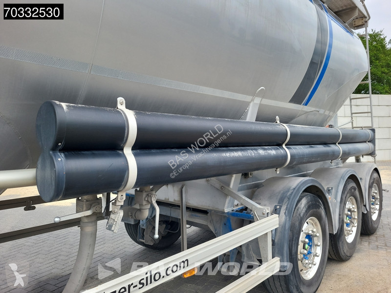 نصف مقطورة Spitzer SFS 2x Liftachse 39m3 Cement