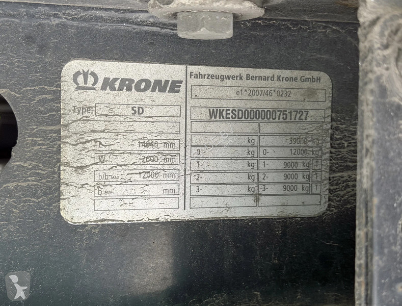 نصف مقطورة Krone N/A  ISOLATED BOX THERMO KING...