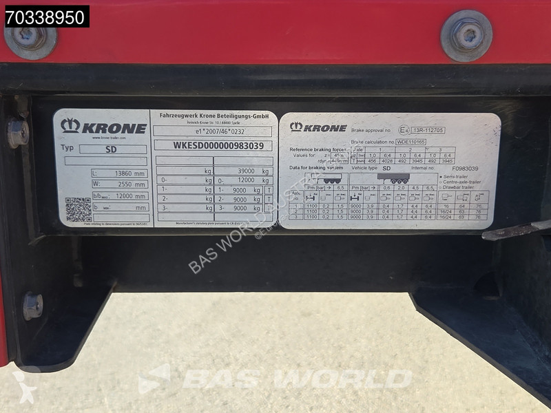 Krone MEGA Liftachse Lift+Hubdach TUV 08/27...