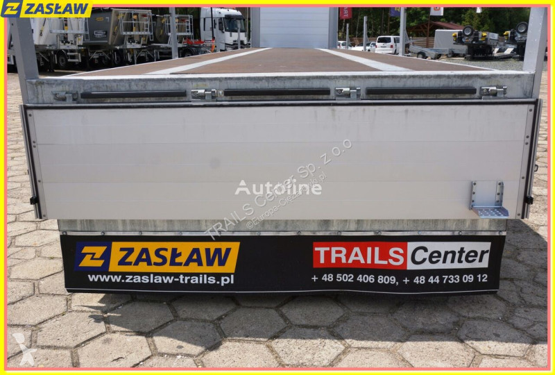 نصف مقطورة Zasław ALU sides 800 mm. HEAVY...