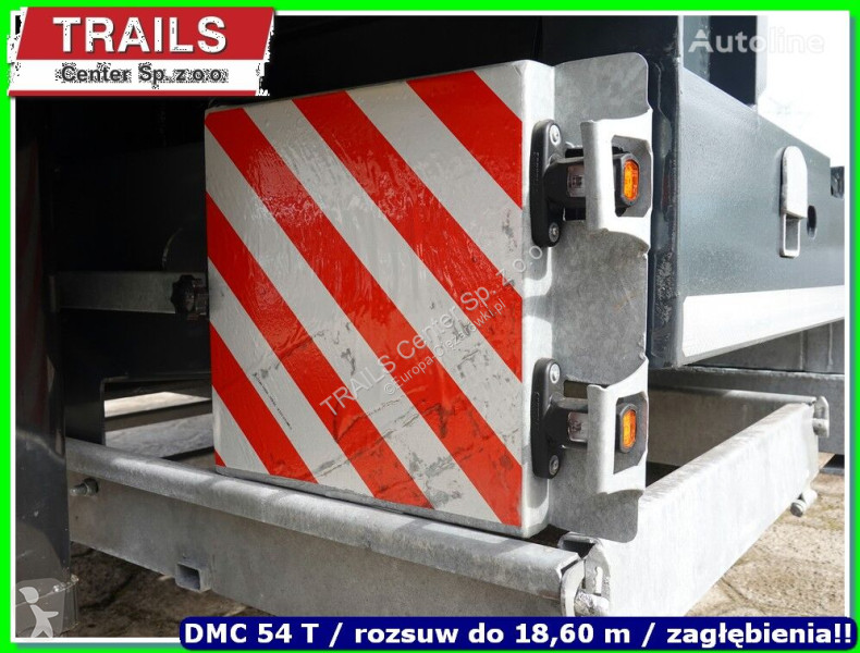 Sættevogn Mega Extandable Low-loader 18.60 m 2...