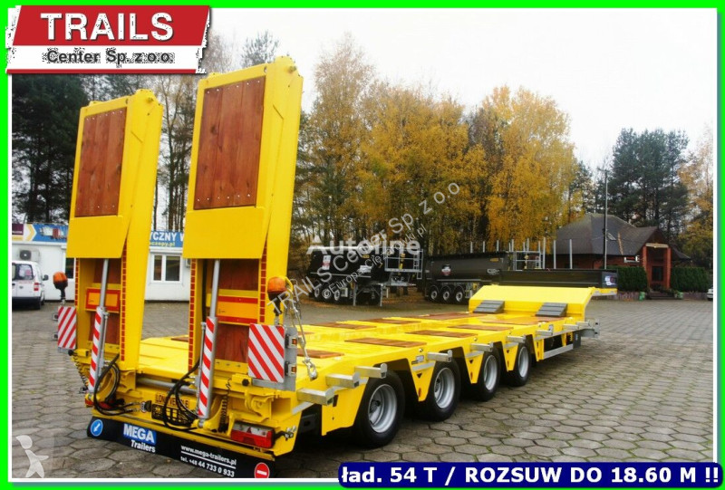 Semirimorchio Mega 4 axle low floor 18.600 m....
