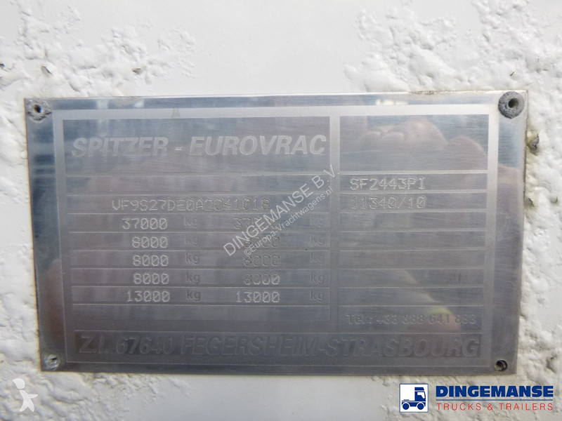 Semiremorca Spitzer Powder tank alu 43 m3 / 1 comp