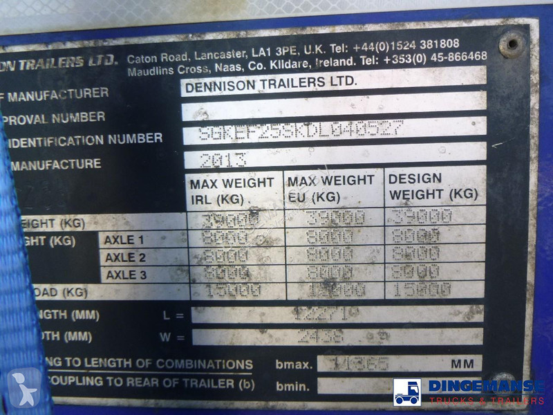 نصف مقطورة Dennison Stack - 3 x container...