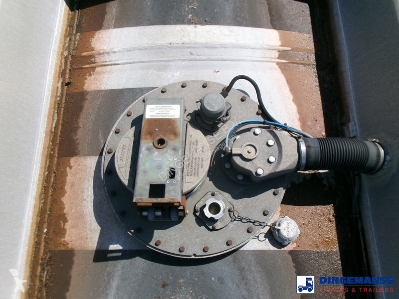 Oplegger  Fuel tank alu 42.8 m3 / 6 comp + pump