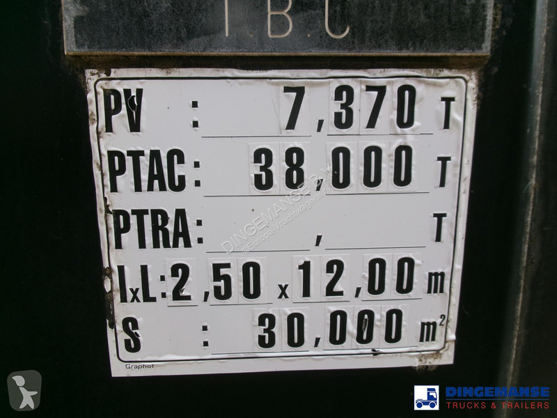 Semiremorca Maisonneuve Bitumen tank inox 33.8...