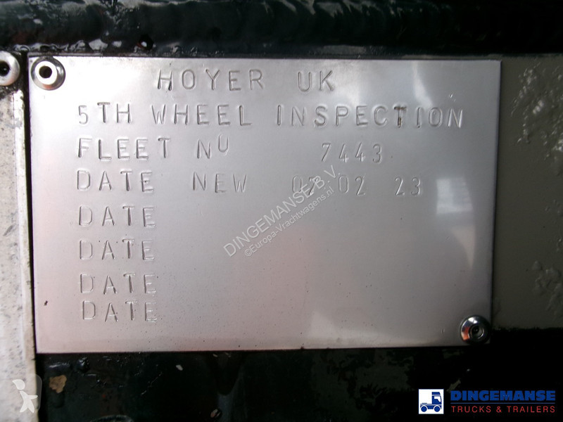 Semi reboque  Heavy oil tank alu 34.3 m3 / 1...